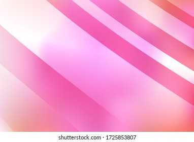 Fondo abstracto colorido del vector rosa claro. Ilustración abstracta brillante con diseño gradiente. Diseño inteligente para su trabajo.