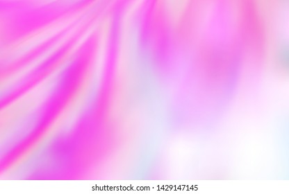 Light Pink vector colorful blur background. An elegant bright illustration with gradient. Background for designs.