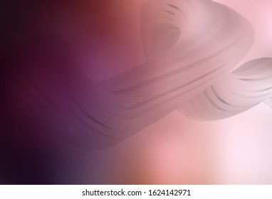 Light Pink vector colorful blur background. Colorful abstract illustration with gradient. The best blurred design for your business.