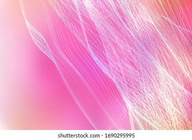 Light Pink vector colorful blur background. An elegant bright illustration with gradient. New style for your business design.