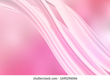 Light Pink vector colorful blur background. An elegant bright illustration with gradient. New style for your business design.