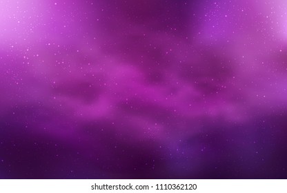 Light Pink vector cover with astronomical stars. Modern abstract illustration with Big Dipper stars. Best design for your ad, poster, banner.