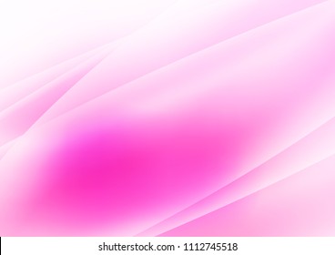 Light Pink vector cover with long lines. Modern geometrical abstract illustration with staves. Smart design for your business advert.