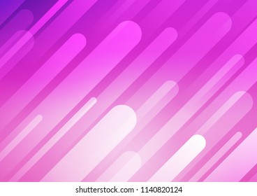 Light Pink vector cover with long lines. Shining colored illustration with narrow lines. The pattern can be used for busines ad, booklets, leaflets