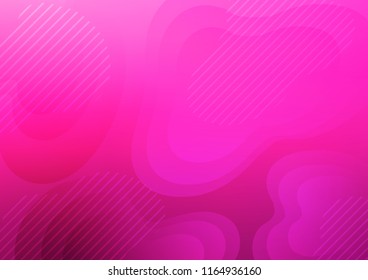 Light Pink vector cover with long lines. Shining colored illustration with narrow lines. The pattern can be used as ads, poster, banner for commercial.