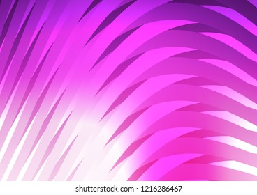 Light Pink vector cover with long lines. Shining colored illustration with narrow lines. The pattern can be used for websites.