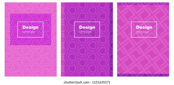 Light Pink vector cover for notebooks. Modern abstract design concept with colorful gradient. Completely new template books.