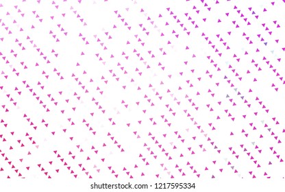 Light Pink vector cover in polygonal style. Beautiful illustration with triangles in nature style. Best design for your ad, poster, banner.