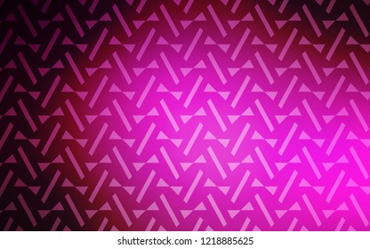Light Pink vector cover with polygonal style. Glitter abstract illustration with triangular shapes. Pattern for commercials.