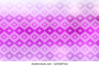 Light Pink vector cover in polygonal style. Illustration with set of colorful rectangles. Best design for your ad, poster, banner.