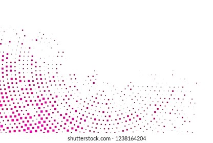 Light Pink vector cover in polygonal style. Abstract gradient illustration with rectangles. Pattern for busines ad, booklets, leaflets