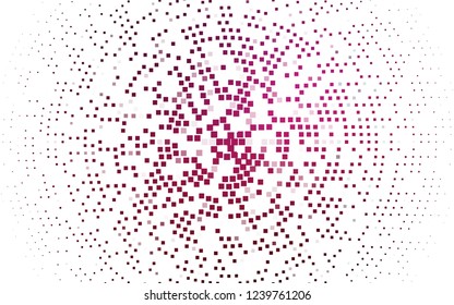 Light Pink vector cover in polygonal style. Abstract gradient illustration with rectangles. Pattern can be used for websites.