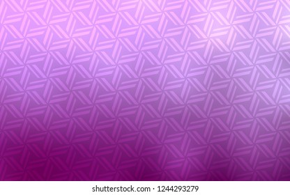 Light Pink vector cover with polygonal style. Modern abstract illustration with colorful triangles. The template can be used as a background.