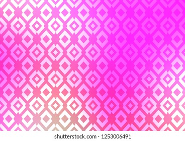 Light Pink vector cover in polygonal style. Decorative design in abstract style with rectangles. Smart design for your business advert.