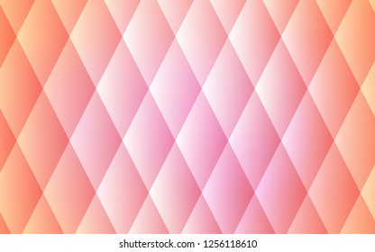 Light Pink vector cover in polygonal style. Abstract gradient illustration with rectangles. Modern template for your landing page.