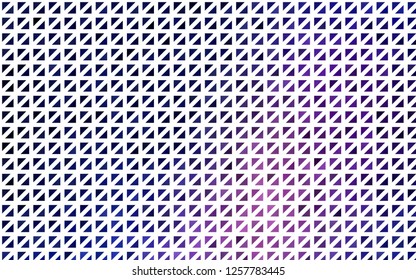 Light Pink vector cover in polygonal style. Glitter abstract illustration with triangular shapes. Pattern for busines ad, booklets, leaflets