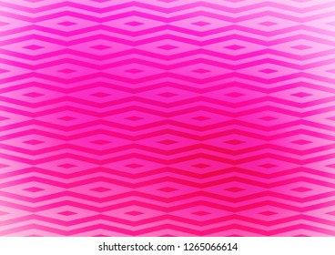 Light Pink vector cover in polygonal style. Glitter abstract illustration with triangular shapes. Template for wallpapers.
