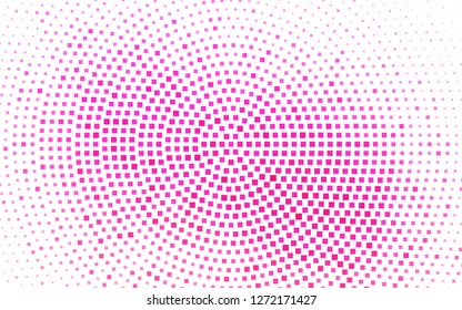 Light Pink vector cover in polygonal style. Decorative design in abstract style with rectangles. Pattern for commercials.