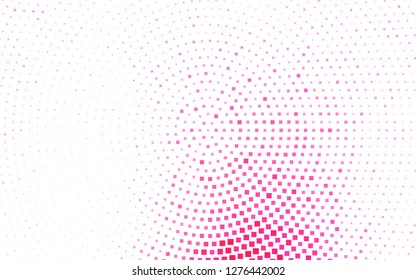 Light Pink vector cover in polygonal style. Beautiful illustration with rectangles and squares. Pattern can be used for websites.