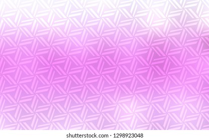 Light Pink vector cover with polygonal style. Modern abstract illustration with colorful triangles. Pattern for busines ad, booklets, leaflets