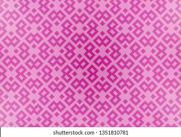 Light Pink vector cover in polygonal style. Beautiful illustration with rectangles and squares. Smart design for your business advert.