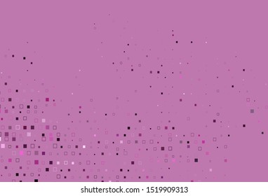 Light Pink vector cover with polygonal style. Modern abstract illustration with colorful rectangles. Background for cell phones.