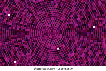 Light Pink vector cover in polygonal style. Modern abstract illustration with colorful rectangles. Pattern can be used for websites.
