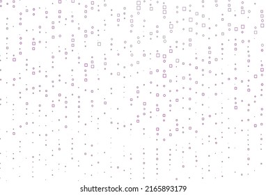 Tapa vectorial rosa claro con estilo poligonal. Ilustración abstracta brillante con formas rectangulares. Patrón de folletos y volantes para empresas.