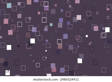 Light Pink vector cover with polygonal style. Beautiful illustration with rectangles and squares. Pattern for websites, landing pages.