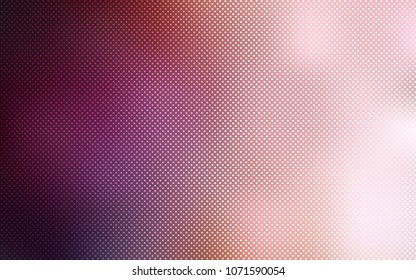 Light Pink vector cover with spots. Abstract illustration with colored bubbles in nature style. Pattern can be used for futuristic ad, booklets.