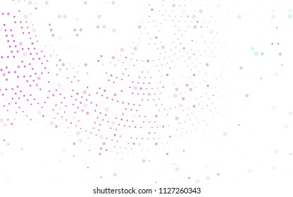 Light Pink vector  cover with spots. Beautiful colored illustration with blurred circles in nature style. Completely new template for your brand book.