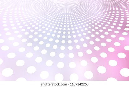 Light Pink vector cover with spots. Glitter abstract illustration with blurred drops of rain. Pattern can be used for futuristic ad, booklets.
