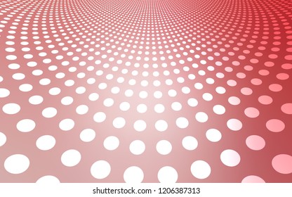 Light Pink vector cover with spots. Blurred bubbles on abstract background with colorful gradient. Pattern can be used for futuristic ad, booklets.