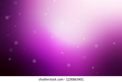 Light Pink vector cover with spots. Blurred decorative design in abstract style with bubbles. Pattern can be used as texture of wallpapers.