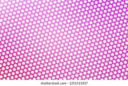 Light Pink vector cover with spots. Beautiful colored illustration with blurred circles in nature style. Pattern for beautiful websites.