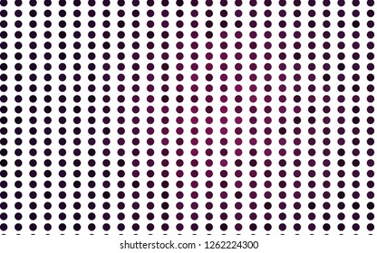 Light Pink vector cover with spots. Blurred decorative design in abstract style with bubbles. Pattern for ads, booklets.