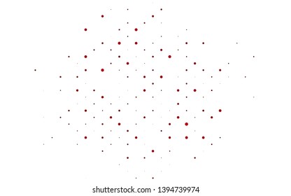 Light Pink vector cover with spots. Beautiful colored illustration with blurred circles in nature style. Pattern for beautiful websites.