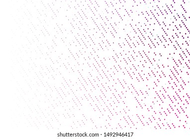 Light Pink vector cover with spots. Blurred decorative design in abstract style with bubbles. Pattern for ads, leaflets.