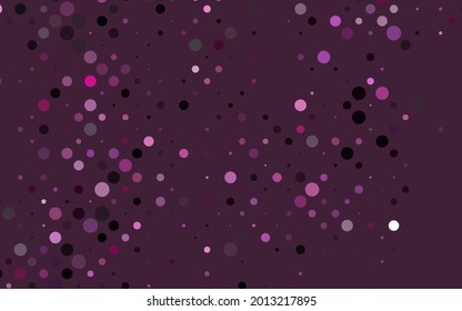 Light Pink vector cover with spots. Modern abstract illustration with colorful water drops. Pattern for ads, leaflets.