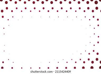 Light pink vector cover with spots. Glitter abstract illustration with blurred drops of rain. Design for business adverts.