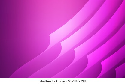 Light Pink vector cover with stright stripes. Shining colored illustration with sharp stripes. Pattern for ads, posters, banners.