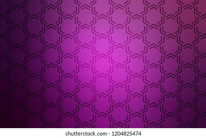 Light Pink vector cover with stright stripes. Decorative shining illustration with lines on abstract template. The pattern for ad, booklets, leaflets.