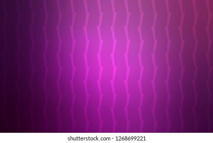 Light Pink vector cover with stright stripes. Decorative shining illustration with lines on abstract template. Smart design for your business advert.