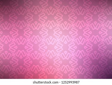 Light Pink vector cover in triangles, cubes. Abstract gradient illustration with triangles, cubes. Pattern for busines ad, booklets, leaflets