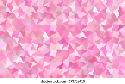 Light Pink vector crooked abstract template. A sample with blurred shapes. The pattern of blurred lines for your business design.