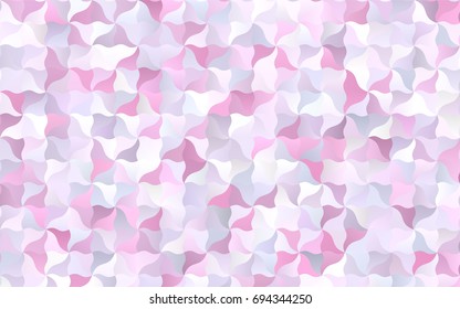 Light Pink vector crooked abstract template. Creative geometric illustration in Origami style with gradient. A completely new design for your business.