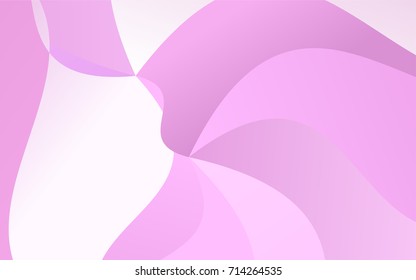 Light Pink vector crooked abstract pattern. An elegant bright illustration with gradient. The best blurred design for your business.