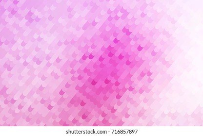 Light Pink vector crooked abstract template. A completely new color illustration in a vague style. The elegant pattern can be used as part of a brand book.
