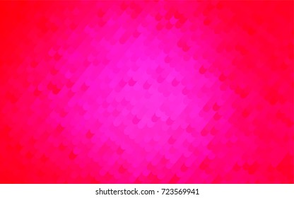 Light Pink vector crooked abstract template. An elegant bright illustration with gradient. The best curved design for your business.