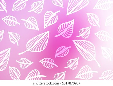 Light Pink vector doodle blurred texture. Colorful abstract illustration with lines in Asian style. Brand-new style for your business design.